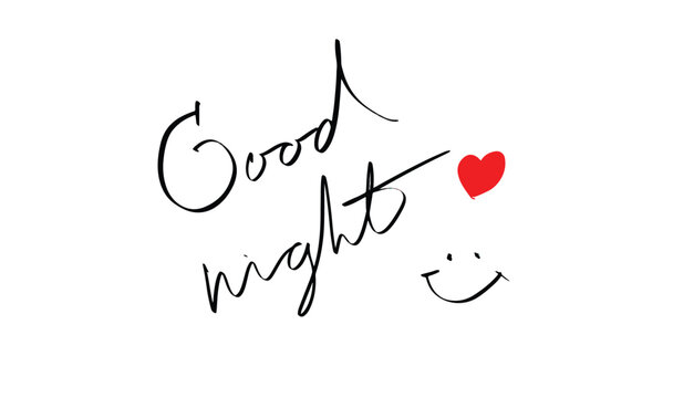 good night love heart red shape pink color object smile icon happy good night happy valentine day wedding smile icon party event goodnight sweet celebration happy dream cosy evening romantic goodnight