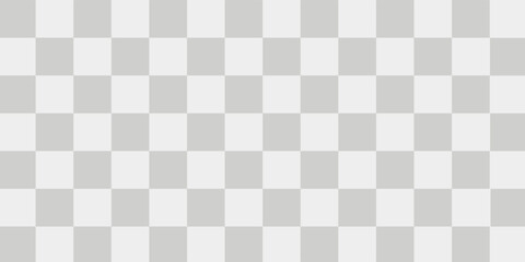 Transparent background texture for photo or graphic elements. Checkered PNG transparency effect. Checkerboard with white and grey squares. Pixel wallpaper. Art Vector