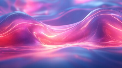 Naklejka premium Abstract Liquid Forms, Vibrant Colors, Digital Art, Design Background