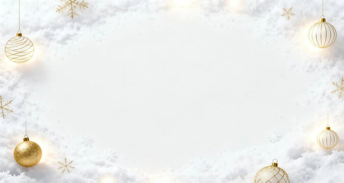 Minimalist Christmas poster background