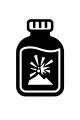 Explosive Chemical Bottle_Black