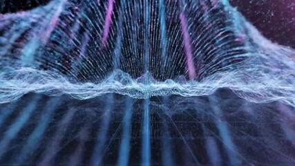 A vibrant digital scenery featuring glowing light waves, intricate data streams, and futuristic visual effects ideal for technology and innovation themes. - Powered by Adobe