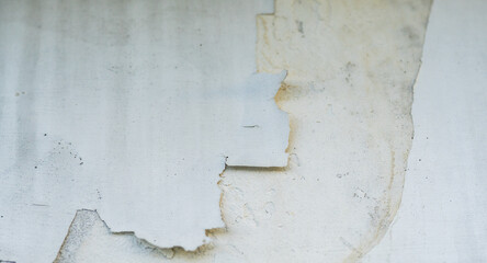 Peeling paint revealing old wall texture background