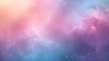 Obraz premium Colorful pastel background with dreamy clouds and a soft blurred effect wallpaper 4k, Generative AI