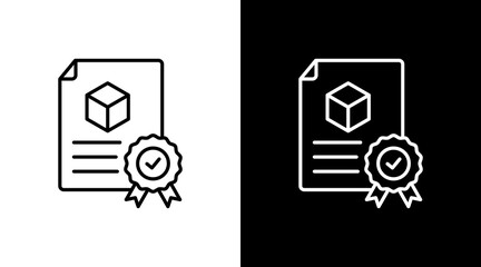 Product Liability White Icon Set Design