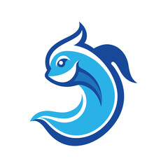 dolphin isolated on white background