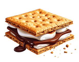 Orange cake on white isolated on clear png background and transparent background. Bakery and pastry concept for cafe and restaurent, AI generative 