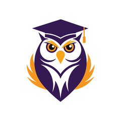 owl with graduation cap