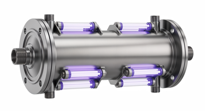 Stainless Steel UV Water Sterilizer Purification Chamber