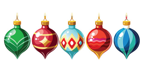 Christmas ornaments holiday decorations festive celebration xmas tree baubles season joy