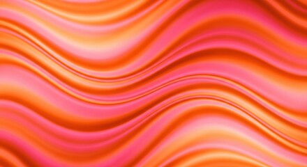 Abstract fluid orange and pink waves background dynamic gradient design