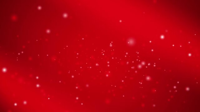  red christmas snowfall background, abstract video background, winter background