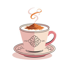 Obraz premium PrintHerbal Winter Drink, Traditional Comfort Beverage