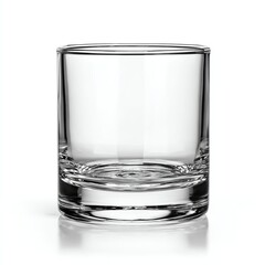 A clear glass tumbler suitable for serving various beverages elegantly.