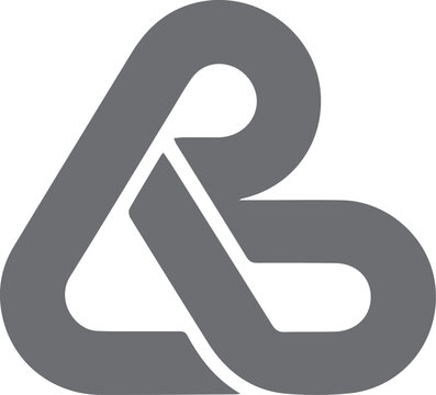 Abstract intertwined monogram logo