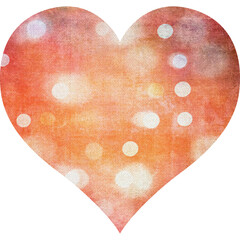 A heart made of dots and lines