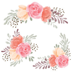 pink roses background