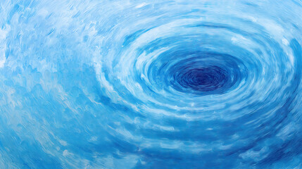 Abstract blue water ripple vortex dynamic pattern with flowing energy, for background, graphic design and creative projects