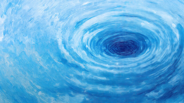 Abstract blue water ripple vortex dynamic pattern with flowing energy, for background, graphic design and creative projects