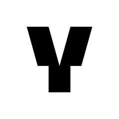 Letter Y logo. Logo design. Template elements. Geometric abstract logo