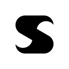 Letter S logo. Logo design. Template elements. Geometric abstract logo