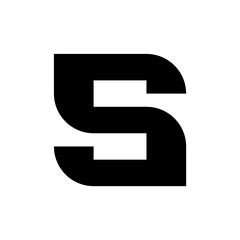 Letter S logo. Logo design. Template elements. Geometric abstract logo