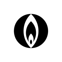 Letter O logo. Logo design. Template elements. Geometric abstract logo