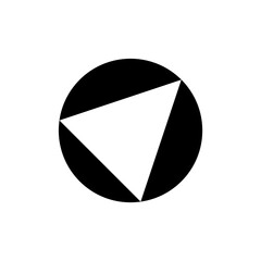 Letter O logo. Logo design. Template elements. Geometric abstract logo