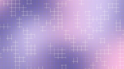 Soft Violet Pink Gradient Grid Line Background with Glowing Abstract Pattern