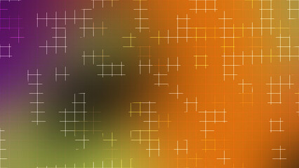 Halloween Gradient Grid Line Background with Glowing Orange Light