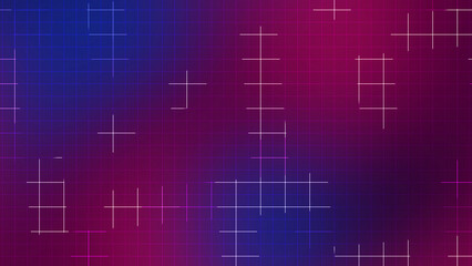 Burgundy Blue Gradient Grid Line Abstract Background with Modern Digital Style