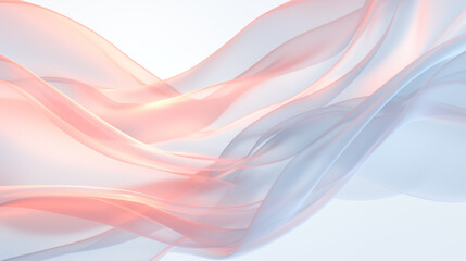 Fototapeta premium luxury abstract generative shapes, silky smooth gradients, floating organic elements, refined minimal layout, soft ambient lighting