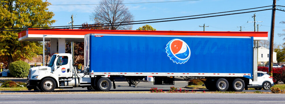 Pepsi Delivery Truck, Virginia, USA