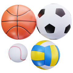 Fototapeta premium Mixed Sports Balls