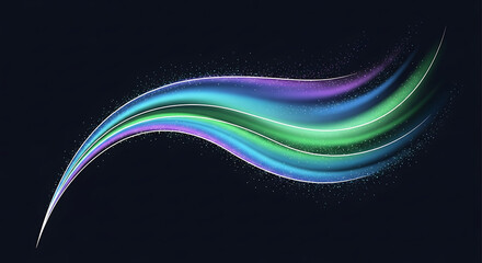 Stunning neon lights abstract art, perfect design element for modern creative projects