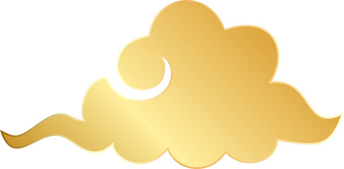 Gold Chinese Auspicious Cloud