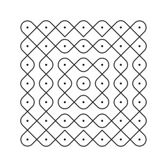 Easy apartment kolam for daily use!