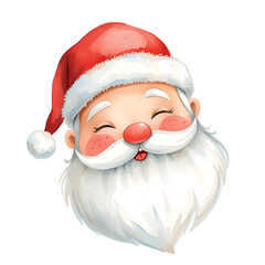 santa claus isolated on white