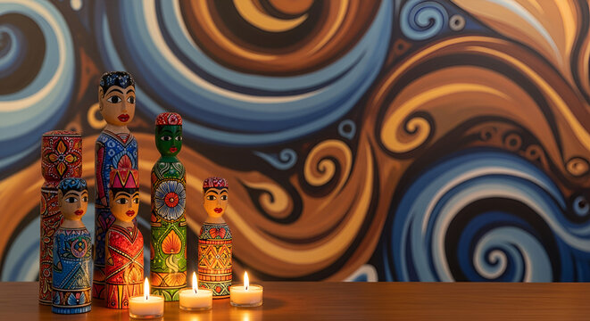 kwanzaa concept banner with copy space