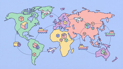 Global Logistics Network - Supply Chain Efficiency