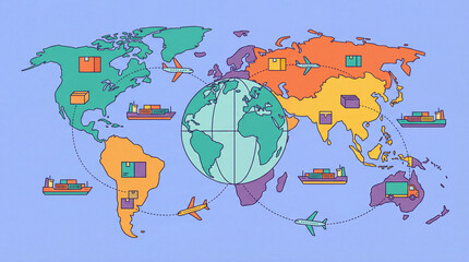 Global Logistics Network - Supply Chain Efficiency