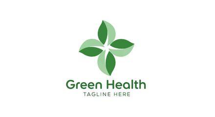 Medical Hospital Logo – Health Clinic Cross Icon, Healthcare Symbol, Emergency Care Branding