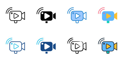 Live icon set multiple style collection 
