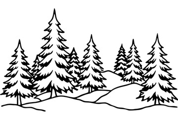 Obraz premium Forest landscape