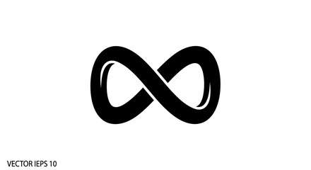 Infinity symbol with transparent background