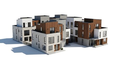 Modern Townhouses - Contemporary Architecture and Urban Living.