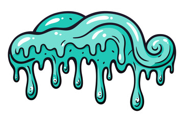 funky crayon doodle geometric shapes pattern icons