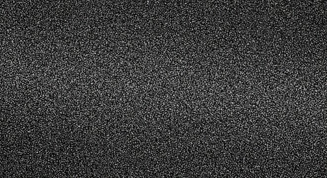 Dense textural composition showcasing an abstract field of dark granules and minuscule reflective