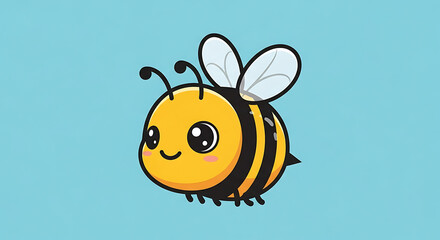 Obraz premium bee and flower