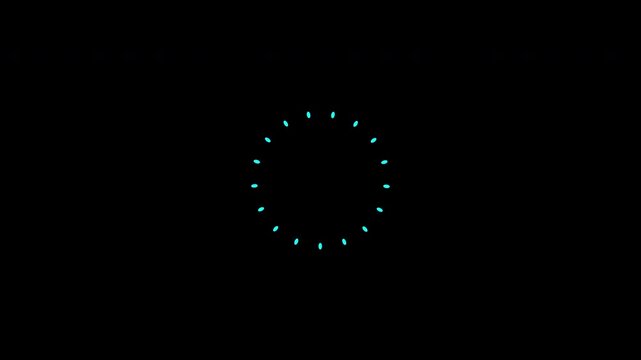 Circle burst firework animation video 4K